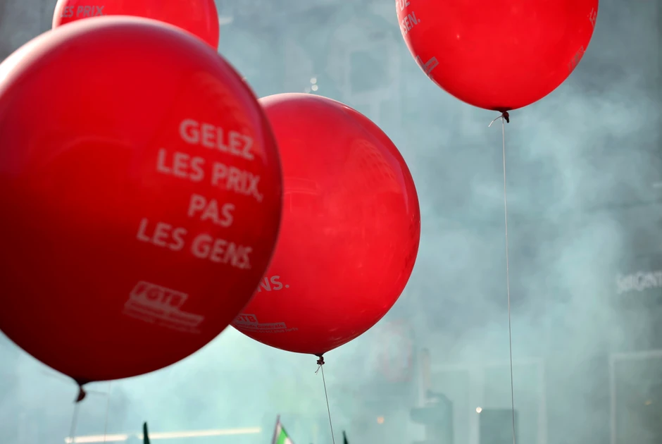 Protest sindikata u Briselu