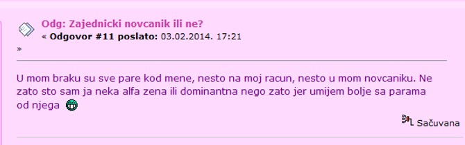 Jasan je princip - kome bolje ide sa parama, kod njega je novčanik