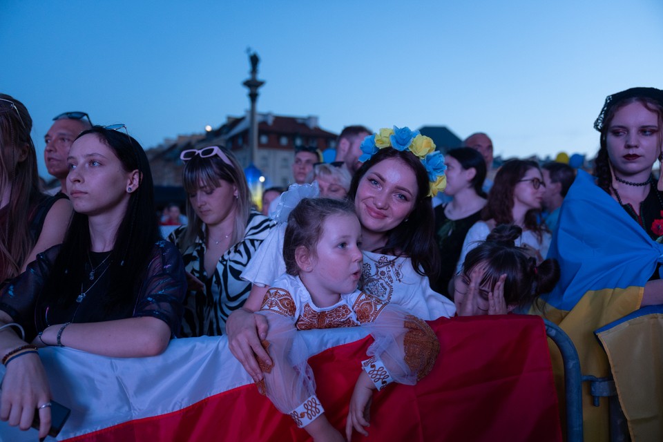 Święto Niepodległości Ukrainy w Warszawie, Plac Zamkowy 24.08.2023