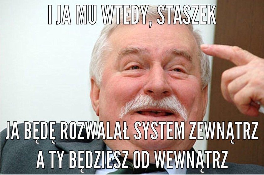 Wałęsa potwierdza słowa Piotrowicza. Nowe memy