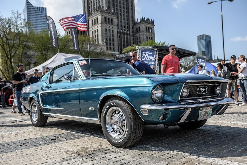 Zlot Mustangów w Warszawie