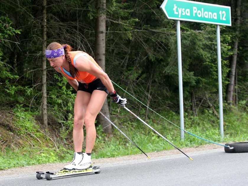 Justyna Kowalczyk trening