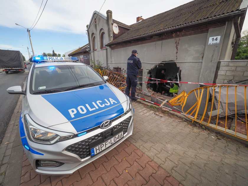 Wjechała w dom, bo miała odlot. Po narkotykach