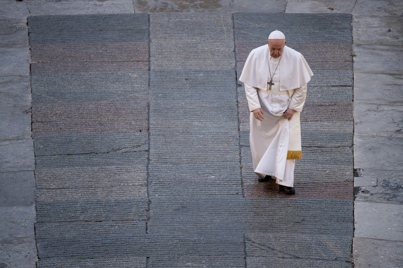 Papież Franciszek, zdjęcie dzięki uprzejmości i zezwoleniu: Photographic Service L'Osservatore Romano/discovery+ 