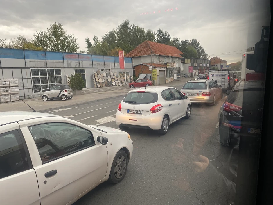 Gužve na Zrenjaninskom putu