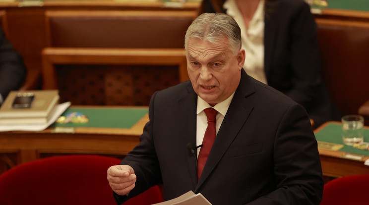 Orbán Viktor az elnök asszony nevében nem akart nyilatkozni / Fotó: Knap Zoltán