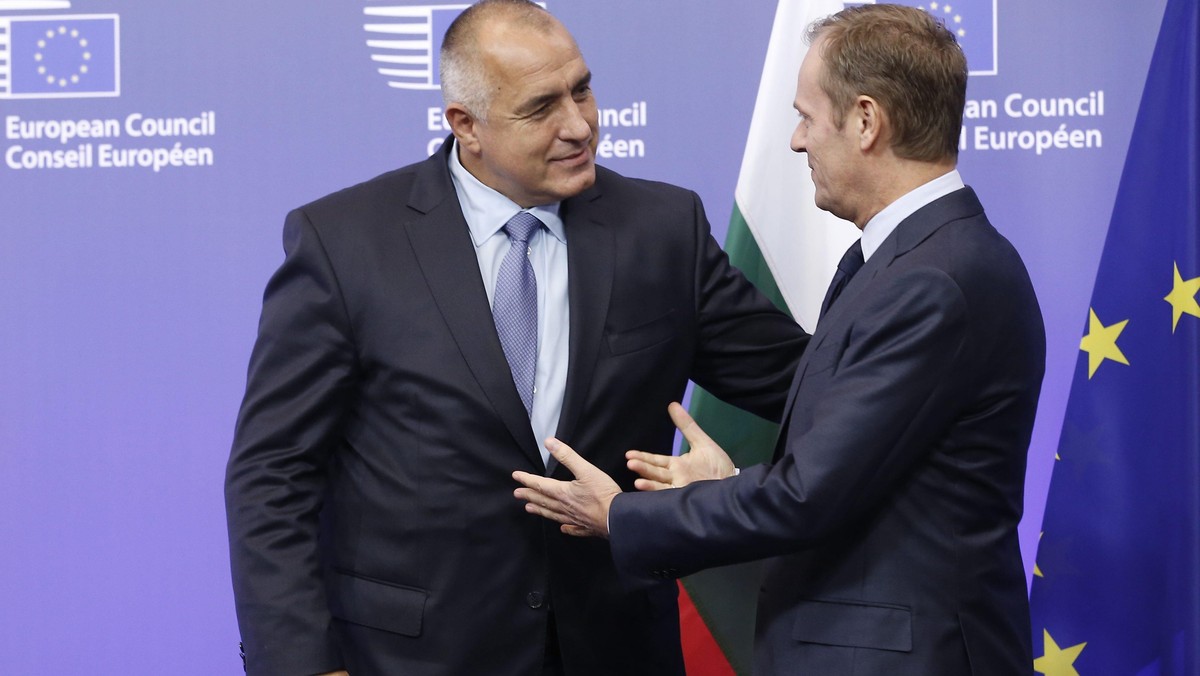 Prime Minister of Bulgaria Boyko Borisov at the EU Council headquarters in Brussels