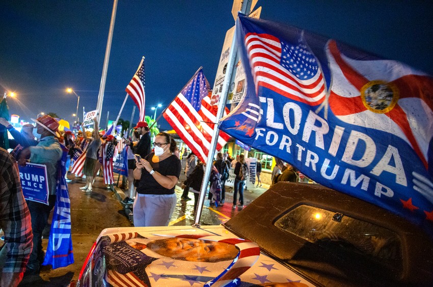 Trampove pristalice na Floridi