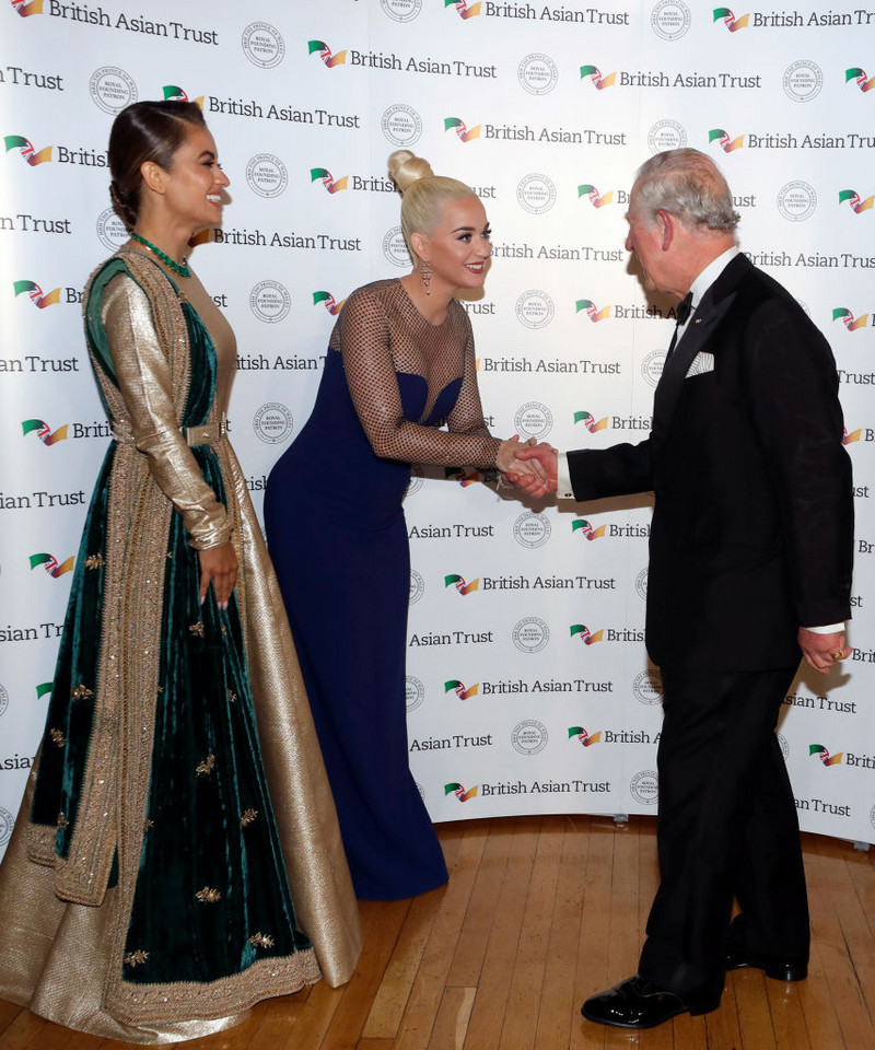 Katy Perry i książę Karol na imprezie charytatywnej