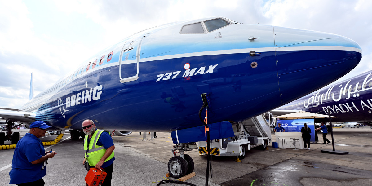 Boeing 737 Max podczas Paris Air Show 2023