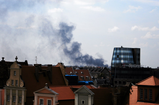 Ewakuowano około 100 osób. Pożar we Wrocławiu to podpalenie?