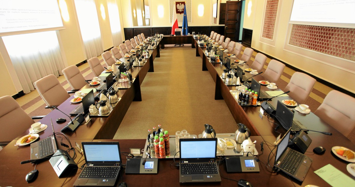 Sala posiedzeń rządu