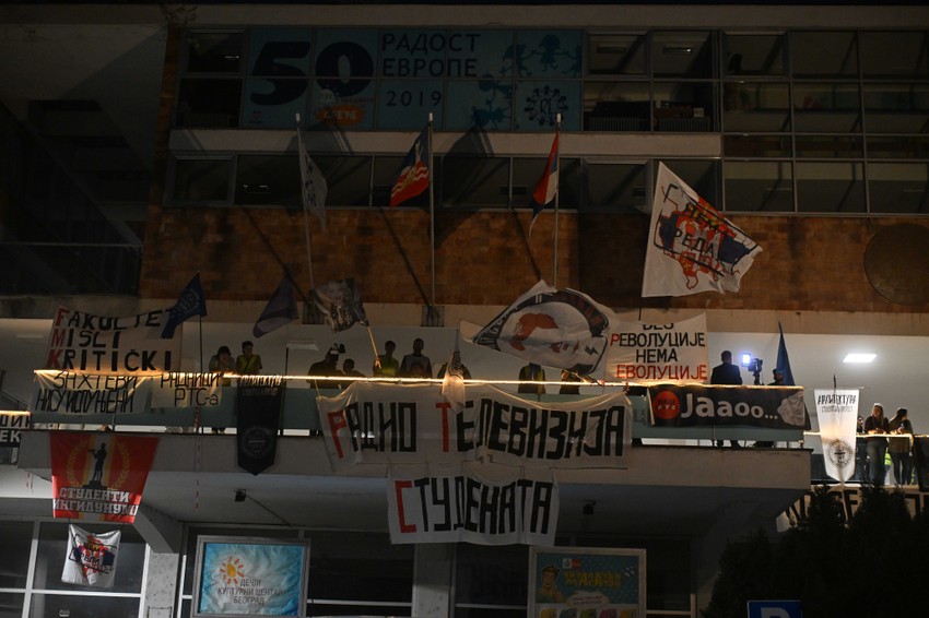 rts studenti protest