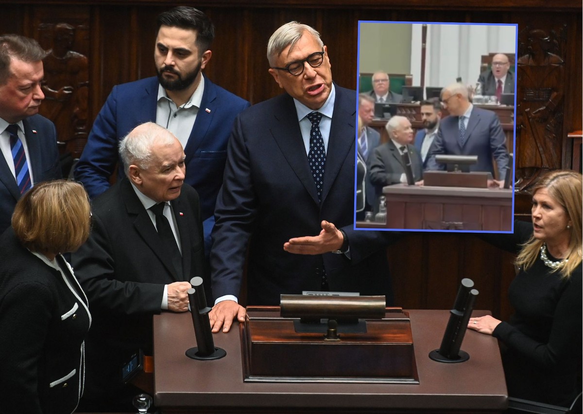 Potężna awantura w Sejmie. Nowe nagranie, nagle słychać krzyk: Janusz, bij! [WIDEO]