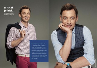 Michał Jeliński – wioślarz i złoty medalista Igrzysk Olimpijskich 2008 w Pekinie, jeden z bohaterów wystawy fotograficznej „100 lat insuliny – leku, który zmienił świat”.