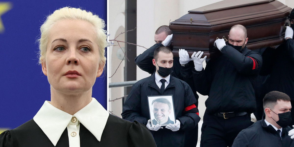 Julia Nawalna pożegnała męża. Mogła to zrobić tylko w internecie.