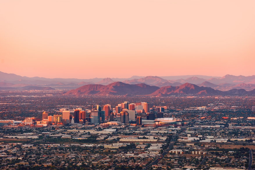 Phoenix w stanie Arizona - największa metropolia tego stanu