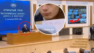 Łukaszenko przemawiał cztery godziny. "Uczniowie mieli dość". Nagle jeden wyciągnął karteczkę [WIDEO]