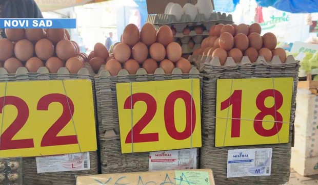Cena jaja na pijaci