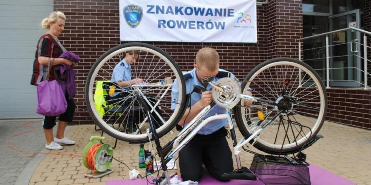 Znakowanie rowerów w Rybniku