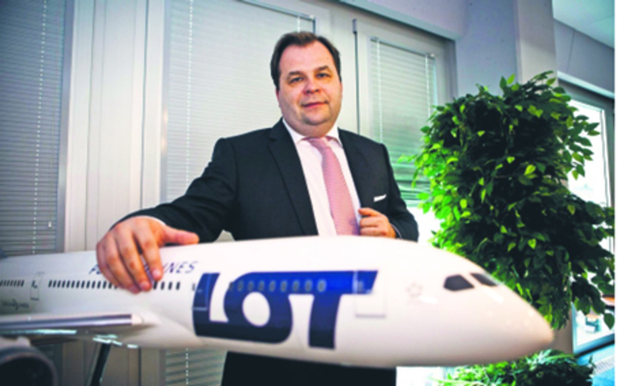 Sebastian Mikosz, prezes Polskich Linii Lotniczych LOT