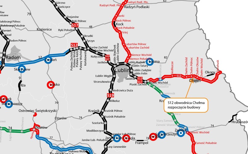 Ruszyła budowa obwodnicy Chełma w ciągu S12