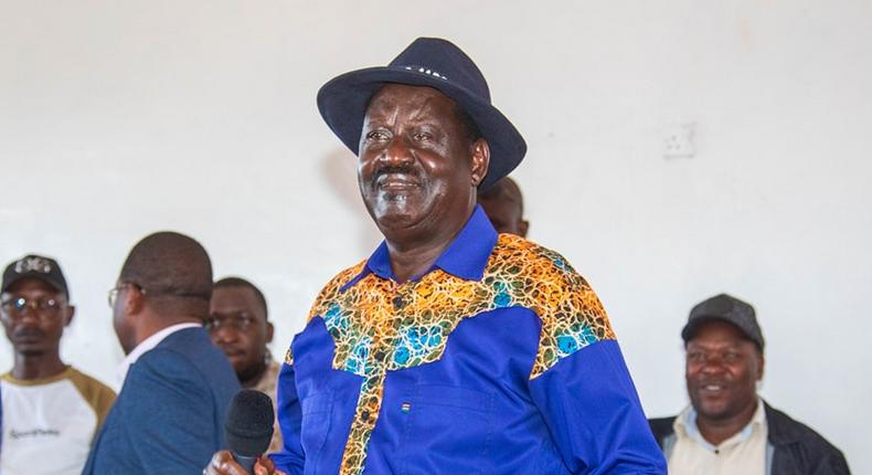 Azimio leader Raila Odinga