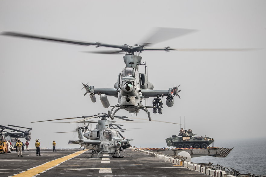 System kierowania ogniem śmigłowca Bell AH-1Z Viper umożliwia wykrycie przeciwnika z dużej odległości i precyzyjny atakach za pomocą nowoczesnego uzbrojenia kierowanego.
