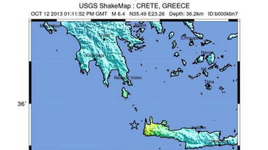 Silne trzęsienie ziemi na Krecie