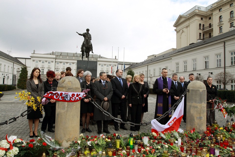 WARSZAWA KATASTROFA SAMOLOTU W SMOLEŃSKU PAŁAC PREZYDENCKI