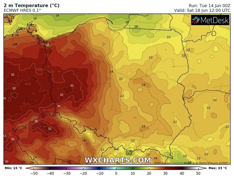 W weekend od zachodu zaczną wkraczać upały