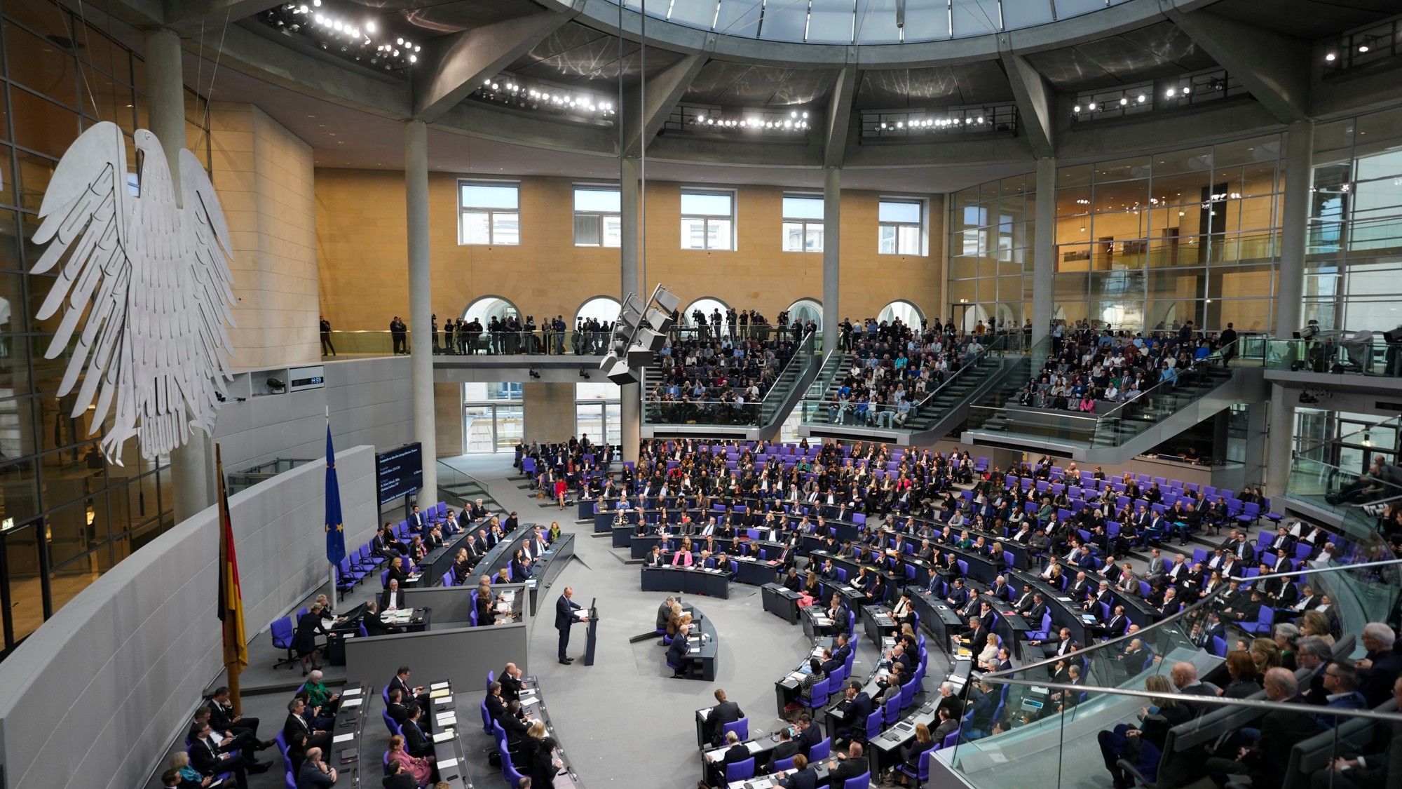 Plenárne zasadnutie nemeckého parlamentu Bundestag, FOTO TASR/AP