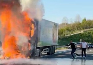 Auto-put Miloš Veliki, požar