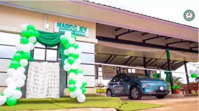 NADDC solar-powered electric vehicle. [NAN]