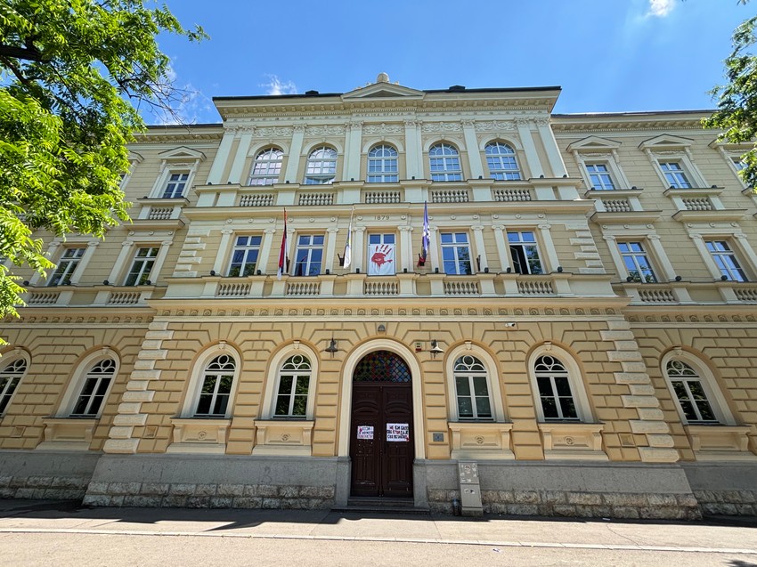 Blokada Zemunske gimnazije