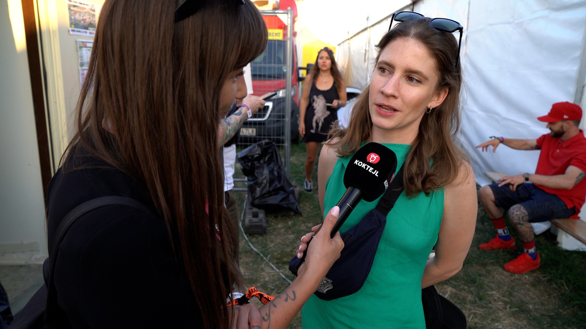 Jana Kovalčíková na festivale Pohoda.