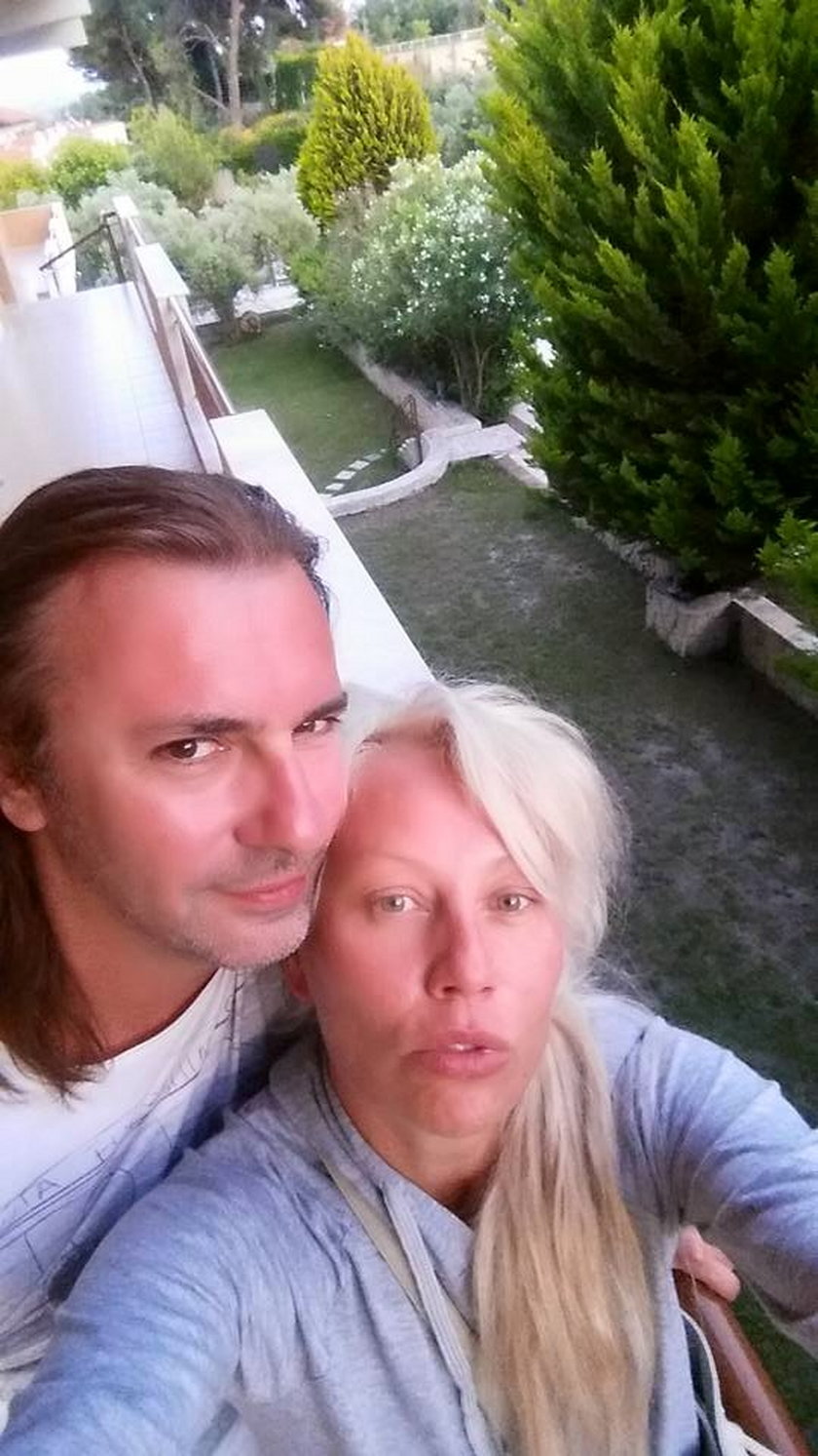 Monika Jarosińska z mężem