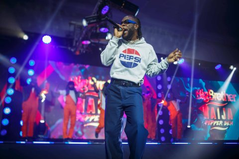 It didn't end there he went to show off the tattoos created from his first-ever album, Life and that of the nickname his grandfather and Fela Kuti use to call each other back in the days.