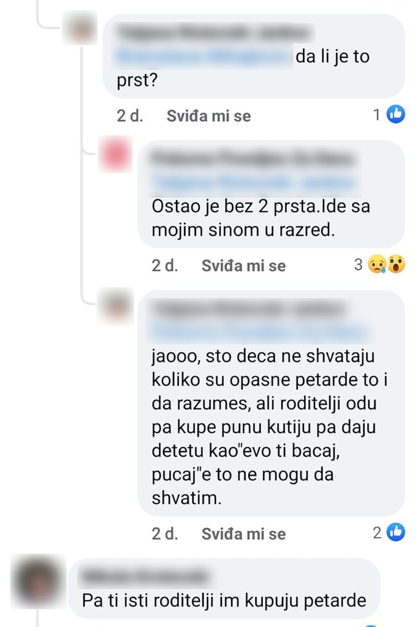 Komentari uznemirenih roditelja