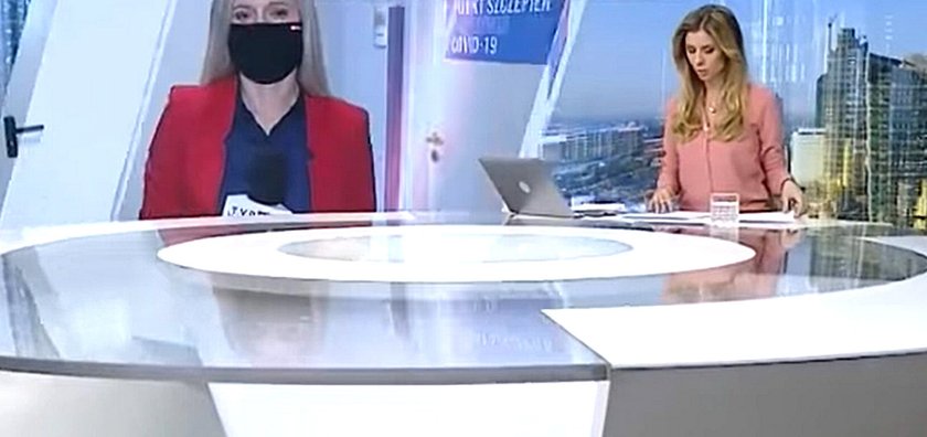 Wpadka na antenie TVP Info