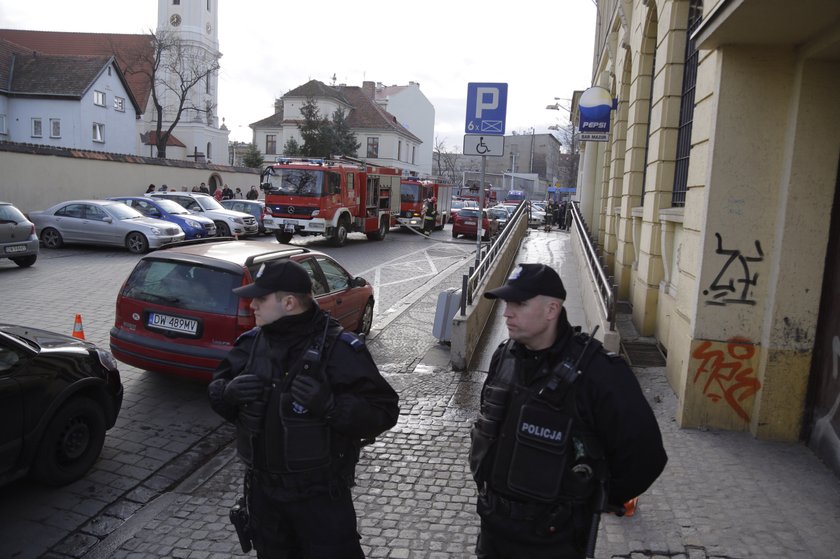 Pożar przychodni przy ul. Dobrzyńskiej