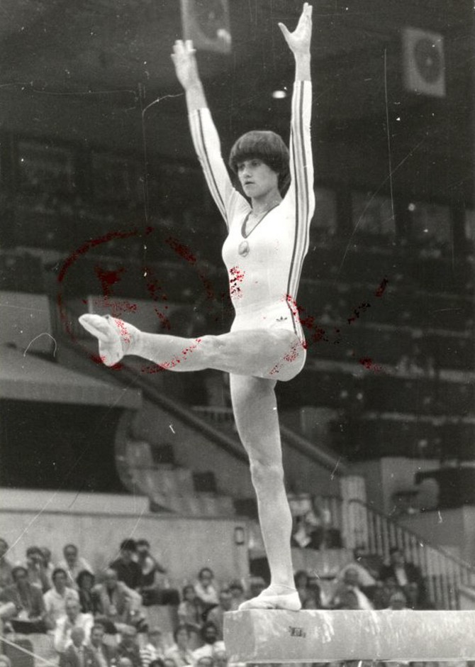 Nađa Komaneči na Olimpijskim igrama u Moskvi