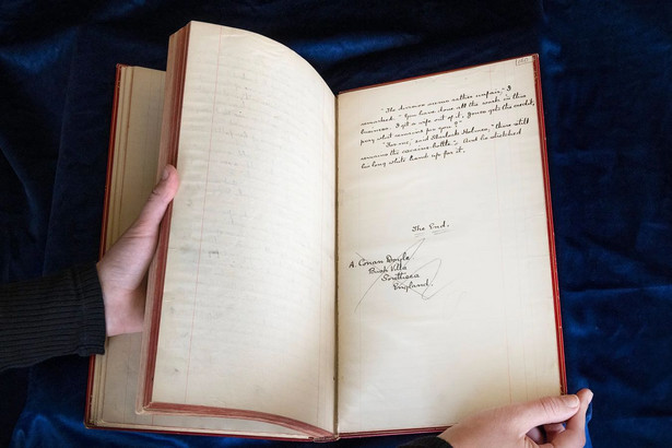 Oryginalny rękopis Sherlocka Holmesa