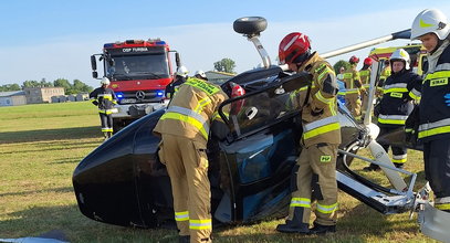 Wypadek wiatrakowca na lotnisku pod Stalową Wolą. Są ranni