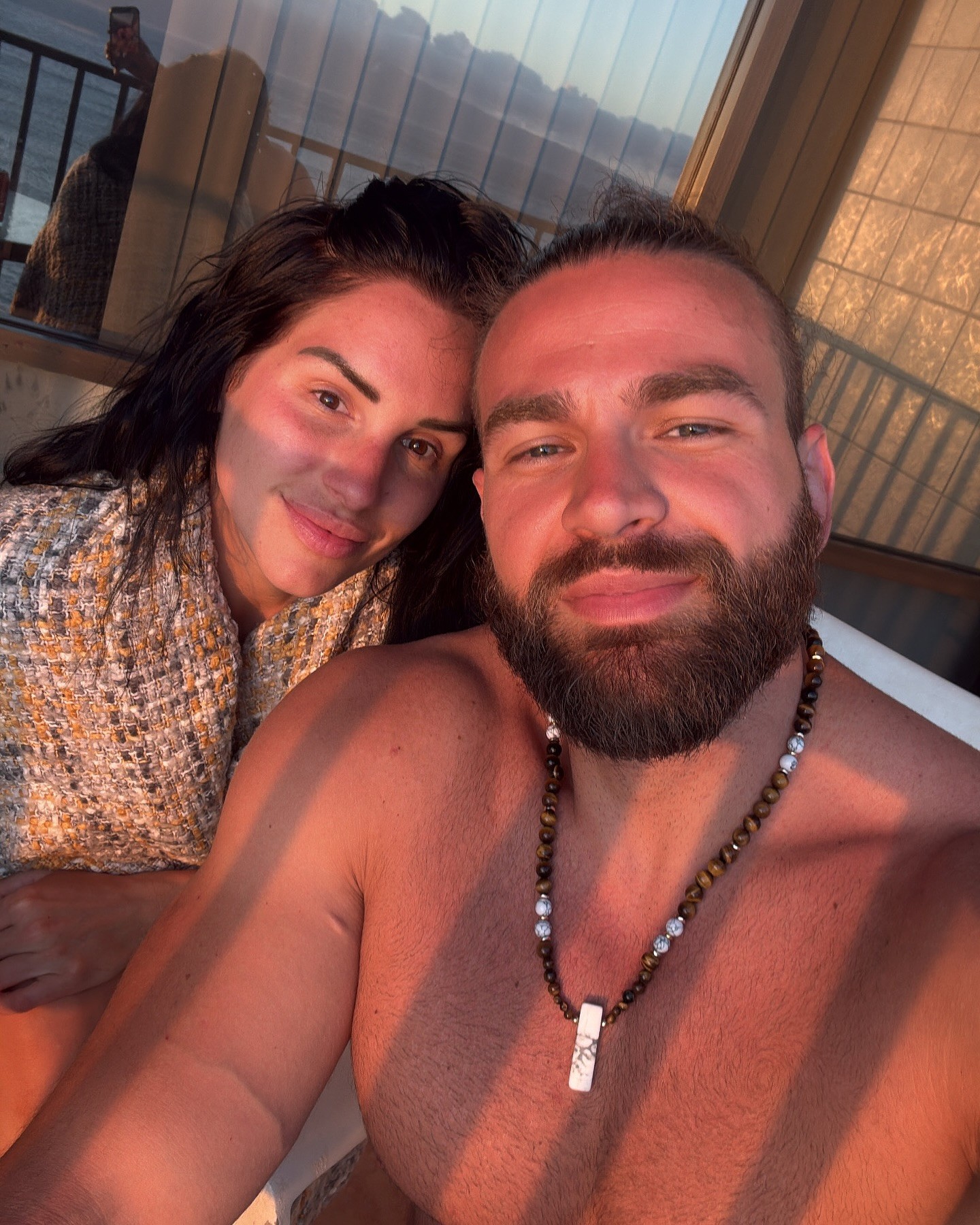 Nikola Weiterová a jej partner George.