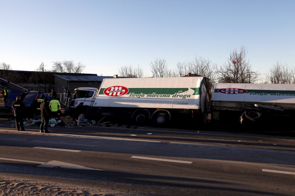 WOLA ZAMROWSKA WYPADEK ZABICI