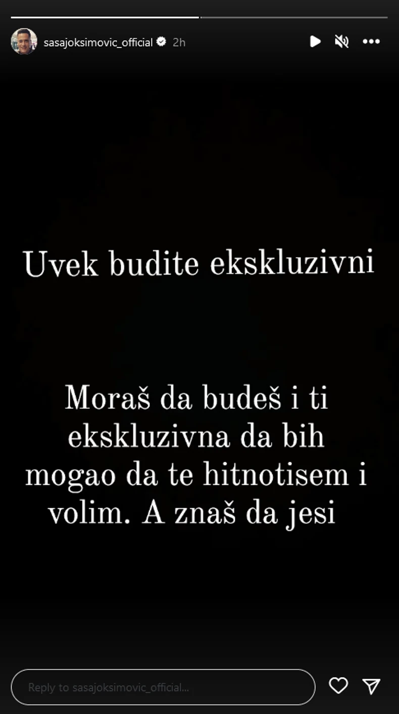 Oglasio se Saša Joksimović