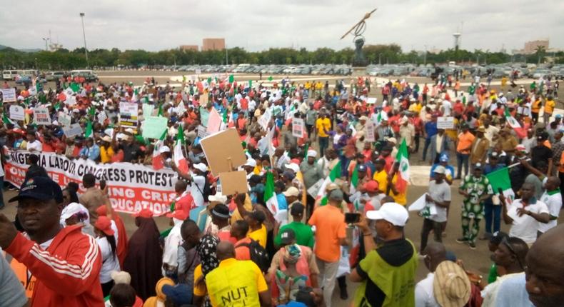 NLC takes protest to National Assembly