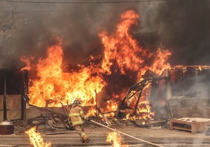 Južna Koreja, požar