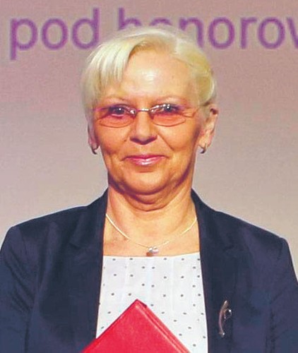 Małgorzata Polak, ławnik, odebrała też nagrodę w imieniu Szczepana Piotrowskiego